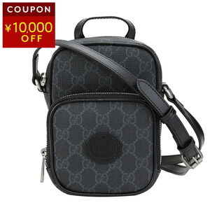 Gucci Interlocking GG Shoulder Bag Black
